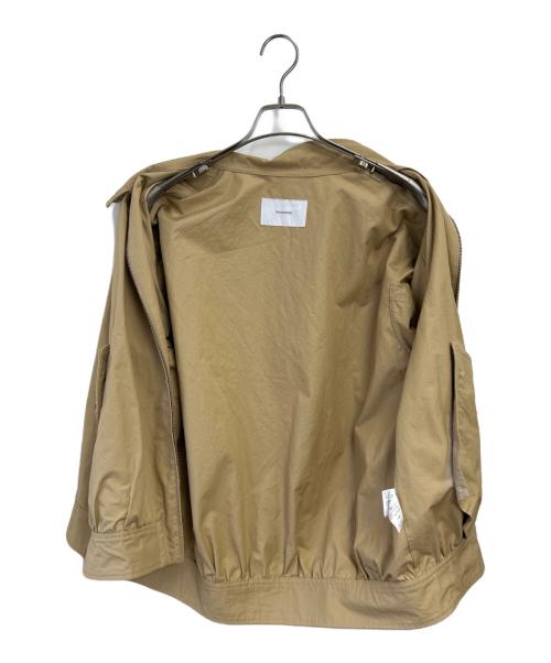 FRAMeWORK（フレームワーク）FRAMeWORK (フレームワーク) スタンドカラーブルゾン ベージュ サイズ:Fの古着・服飾アイテム