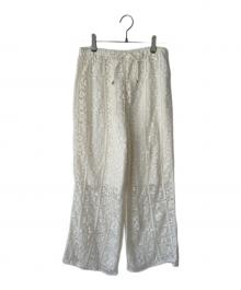 FRAMeWORK（フレームワーク）の古着「コットンレースパンツ」｜ホワイト