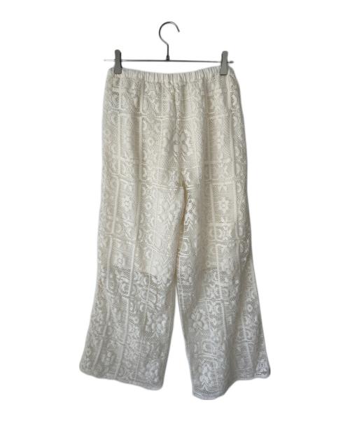 FRAMeWORK（フレームワーク）FRAMeWORK (フレームワーク) コットンレースパンツ ホワイト サイズ:SIZE Freeの古着・服飾アイテム