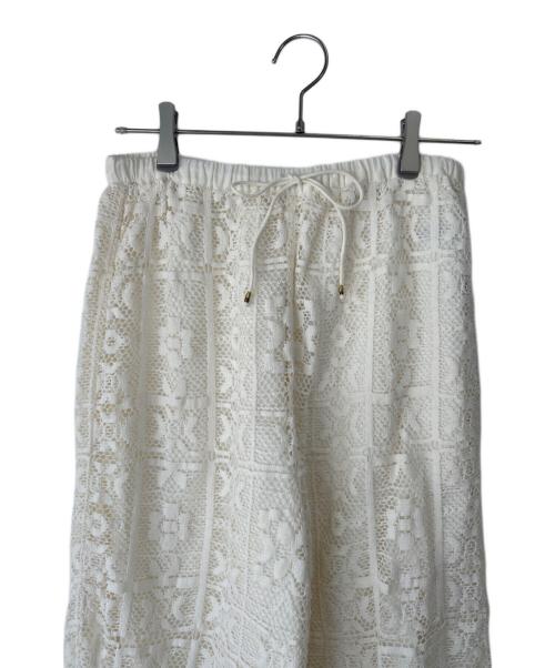 FRAMeWORK（フレームワーク）FRAMeWORK (フレームワーク) コットンレースパンツ ホワイト サイズ:SIZE Freeの古着・服飾アイテム