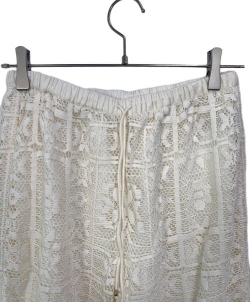FRAMeWORK（フレームワーク）FRAMeWORK (フレームワーク) コットンレースパンツ ホワイト サイズ:SIZE Freeの古着・服飾アイテム