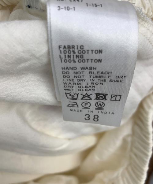 FRAMeWORK（フレームワーク）FRAMeWORK (フレームワーク) コットンレースパンツ ホワイト サイズ:SIZE Freeの古着・服飾アイテム