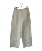 TODAYFULトゥデイフル）の古着「ハイウエストタイプライターパンツ」｜ベージュ