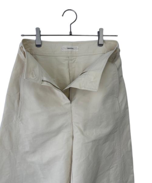 TODAYFUL（トゥデイフル）TODAYFUL (トゥデイフル) ハイウエストタイプライターパンツ ベージュ サイズ:SIZE Mの古着・服飾アイテム