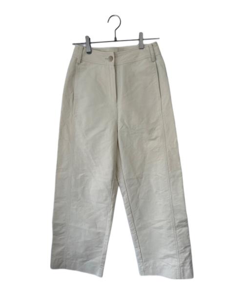 TODAYFUL（トゥデイフル）TODAYFUL (トゥデイフル) ハイウエストタイプライターパンツ ベージュ サイズ:SIZE Mの古着・服飾アイテム