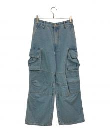 HNST（オネスト）の古着「デニムカーゴパンツ」｜インディゴ