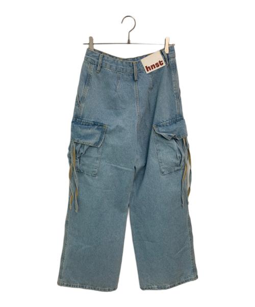 HNST（オネスト）HNST (オネスト) デニムカーゴパンツ インディゴ サイズ:SIZE XSの古着・服飾アイテム
