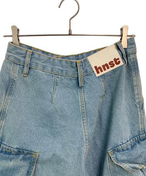 HNST（オネスト）HNST (オネスト) デニムカーゴパンツ インディゴ サイズ:SIZE XSの古着・服飾アイテム