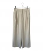 Plageプラージュ）の古着「トラウザーパンツ」｜アイボリー