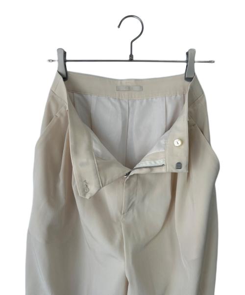 Plage（プラージュ）Plage (プラージュ) トラウザーパンツ アイボリー サイズ:38の古着・服飾アイテム