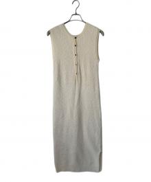 anuke（アンヌーク）の古着「ノースリーブワンピース」｜ベージュ