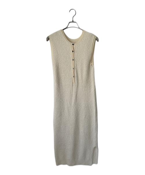 anuke（アンヌーク）anuke (アンヌーク) ノースリーブワンピース ベージュ サイズ:38の古着・服飾アイテム
