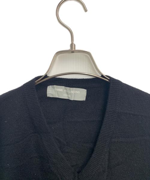 COMME des GARCONS HOMME（コムデギャルソン オム）COMME des GARCONS HOMME (コムデギャルソン オム) 厚手ニット ブラック サイズ:SIZE 不明の古着・服飾アイテム