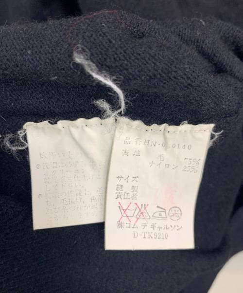 COMME des GARCONS HOMME（コムデギャルソン オム）COMME des GARCONS HOMME (コムデギャルソン オム) 厚手ニット ブラック サイズ:SIZE 不明の古着・服飾アイテム