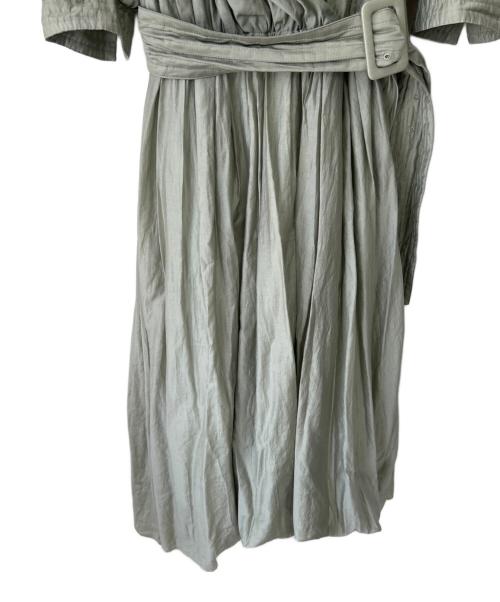 HER LIP TO（ハーリップトゥ）HER LIP TO (ハーリップトゥ) 半袖ワンピース グリーン系 サイズ:Sの古着・服飾アイテム