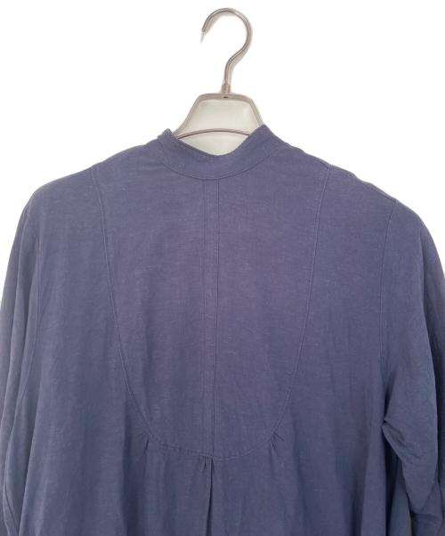 MIRKO BERTOLA（ミルコ ベルトラ）MIRKO BERTOLA (ミルコ ベルトラ) 長袖シャツワンピース ネイビー サイズ:Fの古着・服飾アイテム