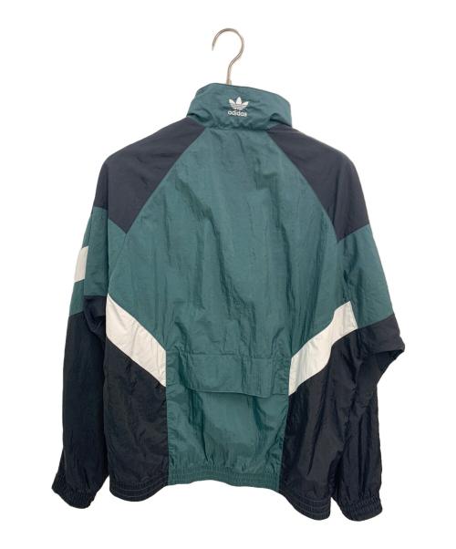 adidas（アディダス）adidas (アディダス) ブルゾン グリーン×ブラック サイズ:SIZE Lの古着・服飾アイテム