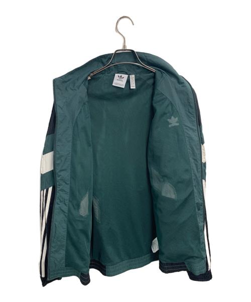 adidas（アディダス）adidas (アディダス) ブルゾン グリーン×ブラック サイズ:SIZE Lの古着・服飾アイテム