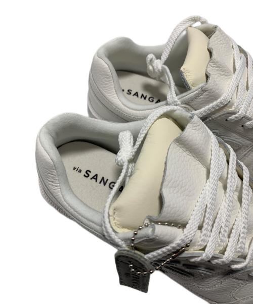 Sangacio（サンガッチョ）Sangacio (サンガッチョ) ローカットスニーカー ホワイト サイズ:26.5cmの古着・服飾アイテム