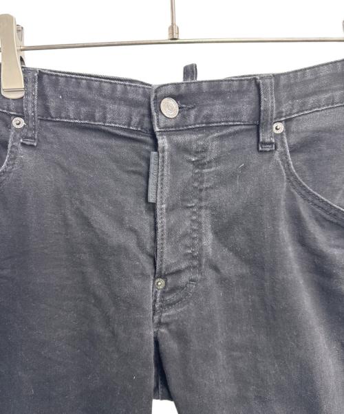 DSQUARED2（ディースクエアード）DSQUARED2 (ディースクエアード) デニムパンツ ブラック サイズ:50の古着・服飾アイテム