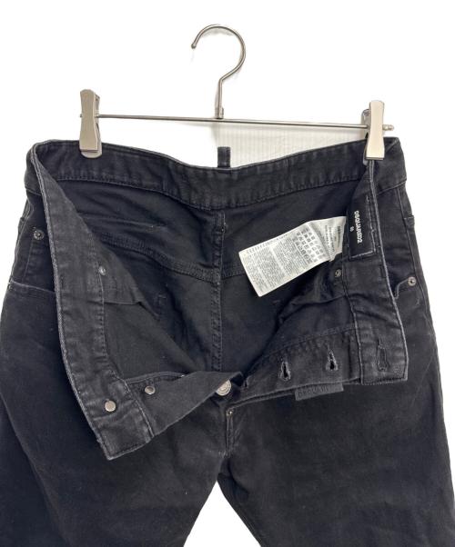 DSQUARED2（ディースクエアード）DSQUARED2 (ディースクエアード) デニムパンツ ブラック サイズ:50の古着・服飾アイテム