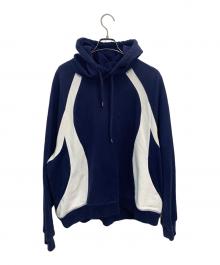 DSQUARED2（ディースクエアード）の古着「パーカー」｜ネイビー×ホワイト