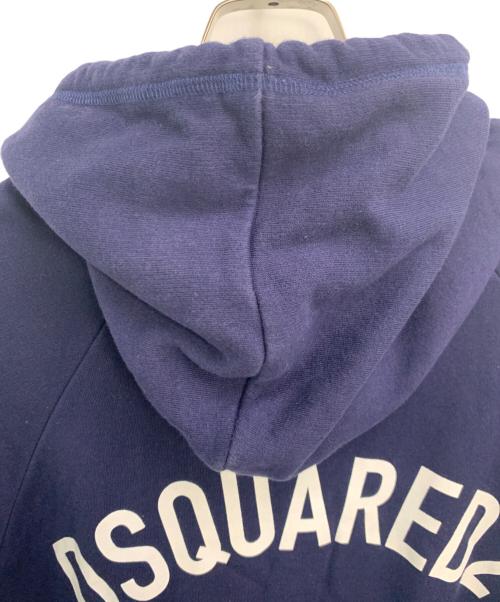 DSQUARED2（ディースクエアード）DSQUARED2 (ディースクエアード) パーカー ネイビー×ホワイト サイズ: XLの古着・服飾アイテム