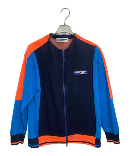 decembermay（ディセンバーメイ）decembermay (ディセンバーメイ) ニットブルゾン マルチカラー サイズ:XLの古着・服飾アイテム