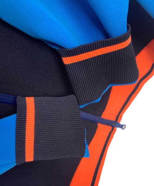 decembermay（ディセンバーメイ）decembermay (ディセンバーメイ) ニットブルゾン マルチカラー サイズ:XLの古着・服飾アイテム