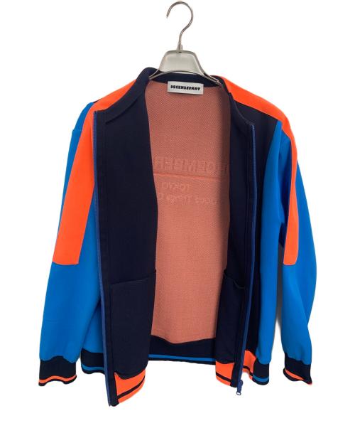 decembermay（ディセンバーメイ）decembermay (ディセンバーメイ) ニットブルゾン マルチカラー サイズ:XLの古着・服飾アイテム