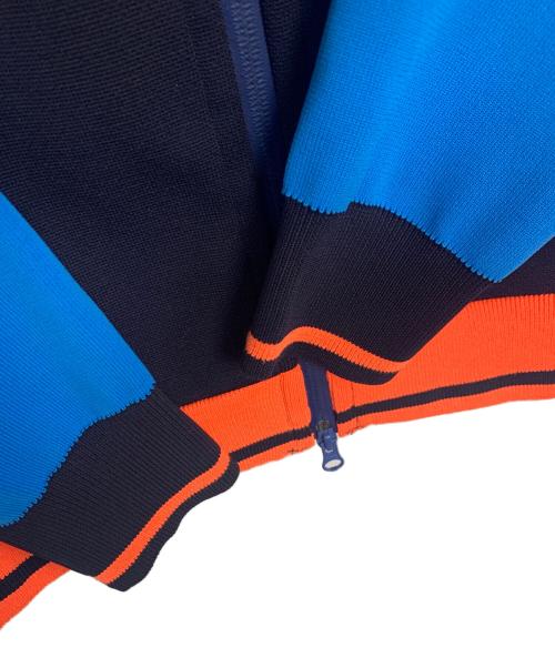 decembermay（ディセンバーメイ）decembermay (ディセンバーメイ) ニットブルゾン マルチカラー サイズ:XLの古着・服飾アイテム