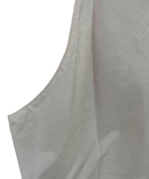 BURBERRY BLUE LABEL（バーバリー ブルー レーベル）BURBERRY BLUE LABEL (バーバリー ブルー レーベル) ノースリーブブラウス ホワイト サイズ:38の古着・服飾アイテム