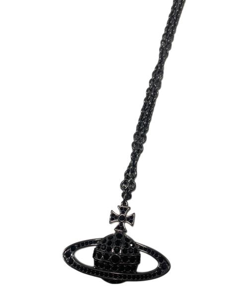 Vivienne Westwood（ヴィヴィアンウエストウッド）Vivienne Westwood (ヴィヴィアンウエストウッド) オーブネックレス ブラックの古着・服飾アイテム