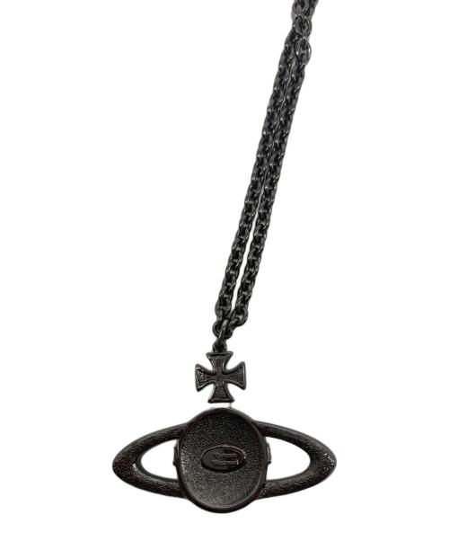 Vivienne Westwood（ヴィヴィアンウエストウッド）Vivienne Westwood (ヴィヴィアンウエストウッド) オーブネックレス ブラックの古着・服飾アイテム