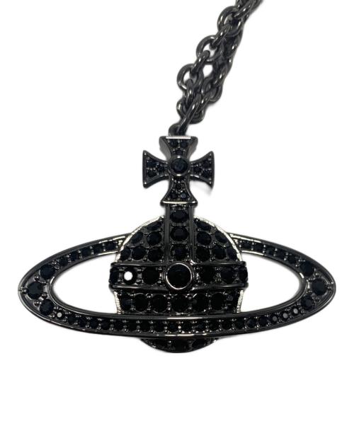 Vivienne Westwood（ヴィヴィアンウエストウッド）Vivienne Westwood (ヴィヴィアンウエストウッド) オーブネックレス ブラックの古着・服飾アイテム