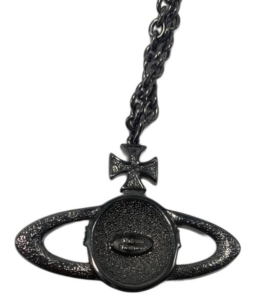 Vivienne Westwood（ヴィヴィアンウエストウッド）Vivienne Westwood (ヴィヴィアンウエストウッド) オーブネックレス ブラックの古着・服飾アイテム