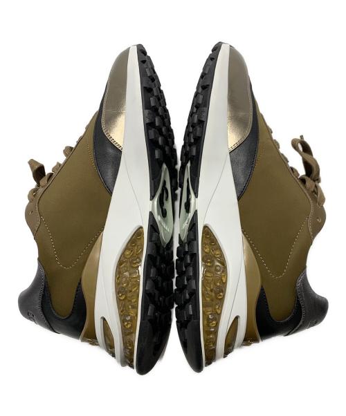 JIMMY CHOO（ジミーチュウ）JIMMY CHOO (ジミーチュウ) MEMPHIS（メンフィス） ブラック×カーキ サイズ:SIZE 42の古着・服飾アイテム