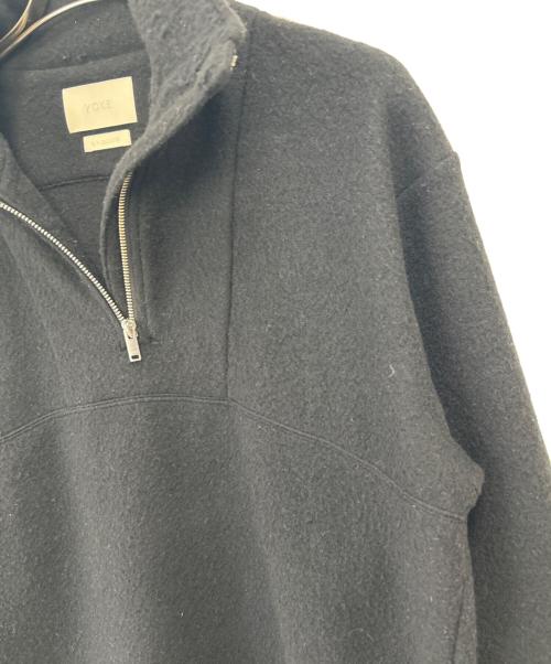 YOKE（ヨーク）YOKE (ヨーク) Wool Fleece Half Zip Pullover ブラック サイズ:1の古着・服飾アイテム