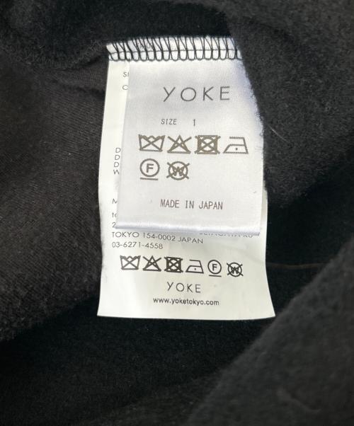 YOKE（ヨーク）YOKE (ヨーク) Wool Fleece Half Zip Pullover ブラック サイズ:1の古着・服飾アイテム