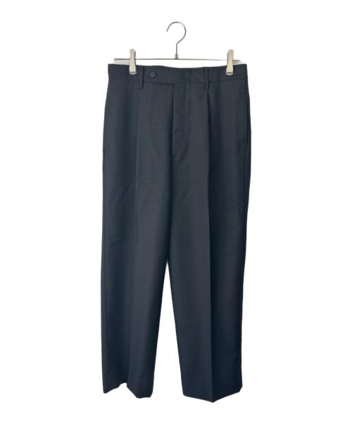 BEAUTY&YOUTH（ビューティーアンドユース）BEAUTY&YOUTH (ビューティーアンドユース) モヘヤ ウーステッド 1プリーツ トラウザーズ ブラック サイズ:Mの古着・服飾アイテム