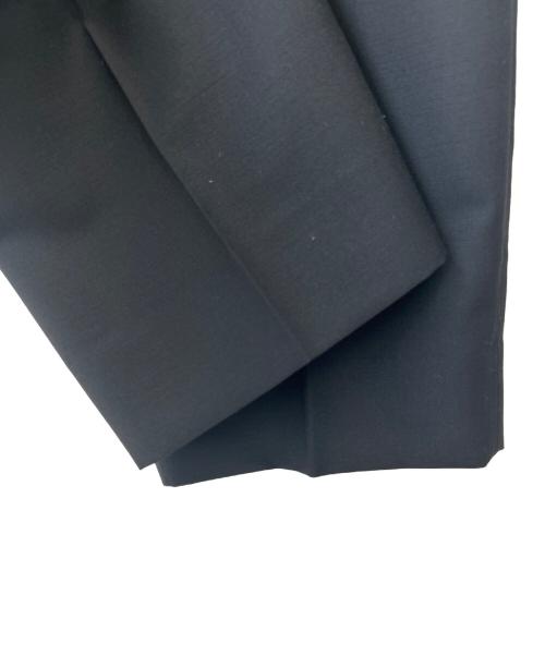 BEAUTY&YOUTH（ビューティーアンドユース）BEAUTY&YOUTH (ビューティーアンドユース) モヘヤ ウーステッド 1プリーツ トラウザーズ ブラック サイズ:Mの古着・服飾アイテム