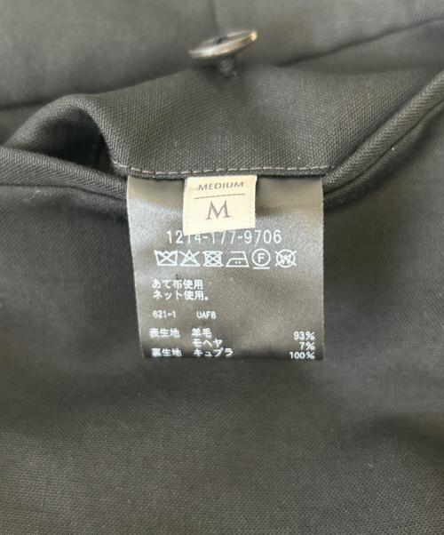 BEAUTY&YOUTH（ビューティーアンドユース）BEAUTY&YOUTH (ビューティーアンドユース) モヘヤ ウーステッド 1プリーツ トラウザーズ ブラック サイズ:Mの古着・服飾アイテム