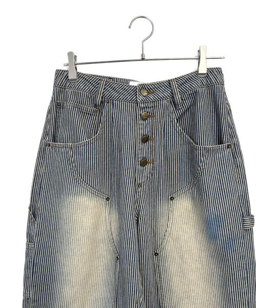 BAD WAY（バッドウェイ）BAD WAY (バッドウェイ) パンツ ブルー×ホワイト サイズ:Mの古着・服飾アイテム