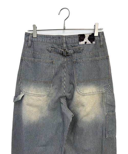 BAD WAY（バッドウェイ）BAD WAY (バッドウェイ) パンツ ブルー×ホワイト サイズ:Mの古着・服飾アイテム