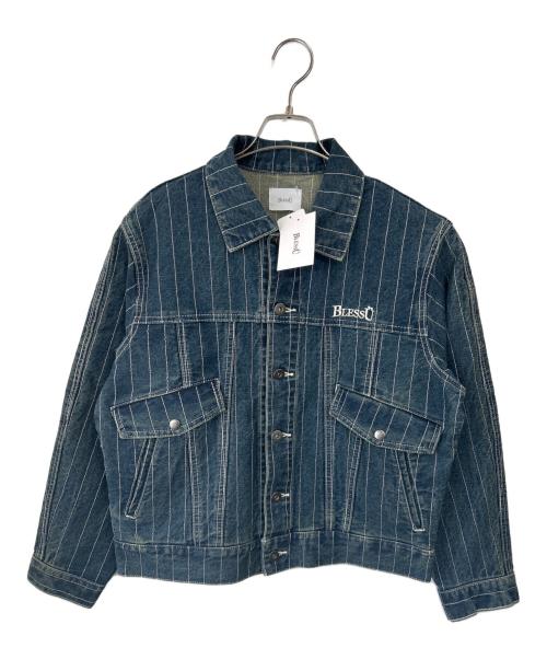 BLESSU（ブレスユー）BLESSU (ブレスユー) デニムジャケット インディゴホワイト サイズ:S 未使用品の古着・服飾アイテム