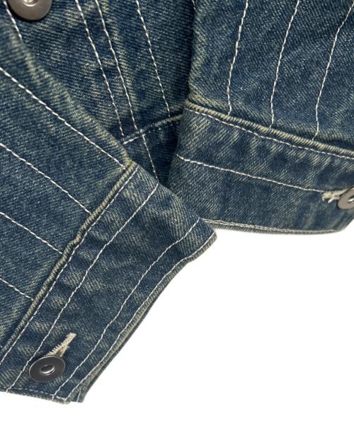 BLESSU（ブレスユー）BLESSU (ブレスユー) デニムジャケット インディゴホワイト サイズ:S 未使用品の古着・服飾アイテム