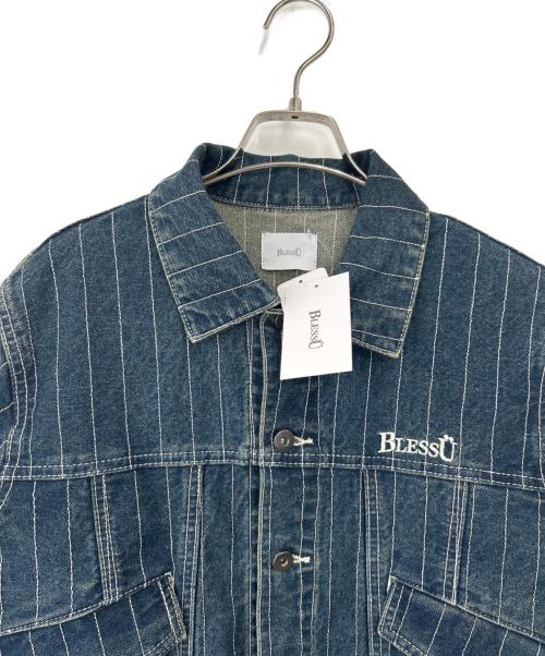 BLESSU（ブレスユー）BLESSU (ブレスユー) デニムジャケット インディゴホワイト サイズ:S 未使用品の古着・服飾アイテム