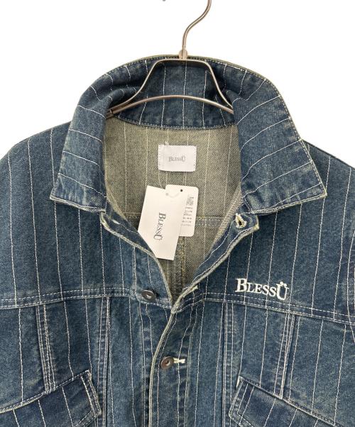 BLESSU（ブレスユー）BLESSU (ブレスユー) デニムジャケット インディゴホワイト サイズ:S 未使用品の古着・服飾アイテム
