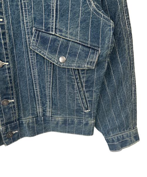 BLESSU（ブレスユー）BLESSU (ブレスユー) デニムジャケット インディゴホワイト サイズ:S 未使用品の古着・服飾アイテム