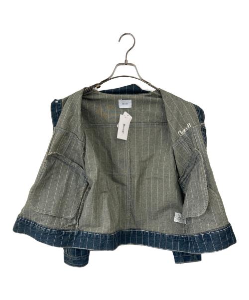BLESSU（ブレスユー）BLESSU (ブレスユー) デニムジャケット インディゴホワイト サイズ:S 未使用品の古着・服飾アイテム